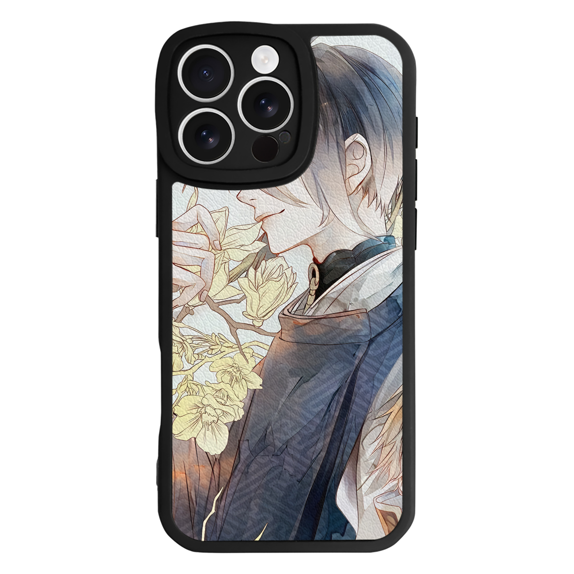 （画像用） 刀剣乱舞 Touken Ranbu 【iPhone 16シリーズ対応】シリコンスマホケース（レザー調） 材質：シリコン